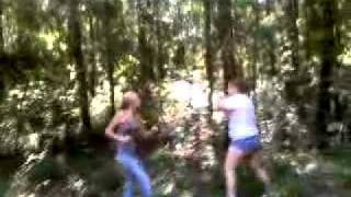 Kristina fighting Heidi