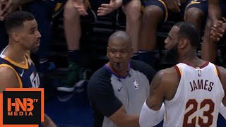 LeBron James & Thabo Sefolosha Gets Technical Fouls / Cavaliers vs Jazz