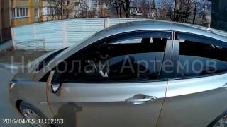 Установка доводчика стекол. Солярис