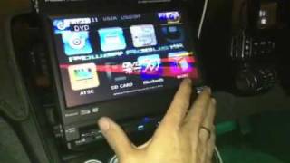 Power Acoustik PTID-8310NRB 8.3 LCD radio on 90 Nissan 300z