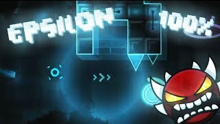 Epsilon 100% (Fun extreme demon) - On Stream | Geometry Dash