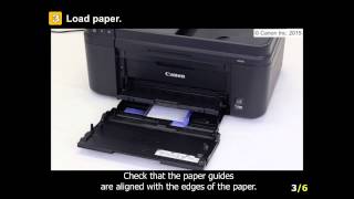 PIXMA MX492: Loading the paper