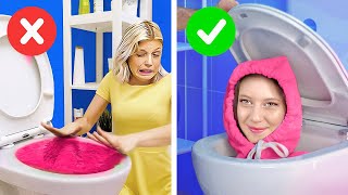 AWESOME TOILET HACKS AND GADGETS Pranks and Useful tips