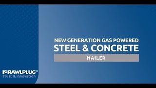 Rawlplug gas nailer SC40 II – tutorial