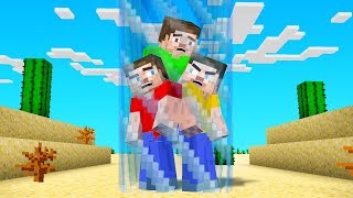 Last One To SURVIVE In The Minecraft TINY BARRIER!