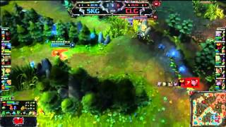 CLG vs SK: INCREDIBLE Triple Teleport Backdoor Win (plus game highlights)