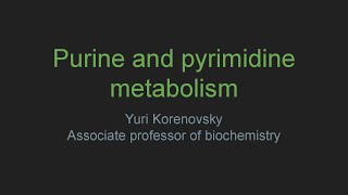 Purine and pyrimidine metabolism