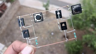 DIY DC MOTOR FARWARD & REVERSE CONTROLLER WITH TRANSISTOR BD140 & BD 139
