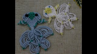 Плетём китайскую золотую рыбку