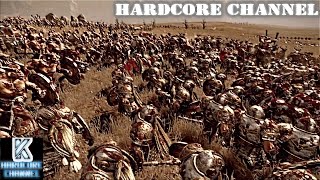 Total War Warhammer - прохождение Hardcore Зверолюди =7= Орочий прибой
