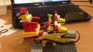 Лего WEDO Дед мороз на оленях