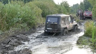 OFF ROAD на переднем приводе по следам ГАЗ-66 8X8 off road 4×4