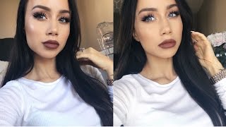 Matte & Dark Lips Makeup Tutorial