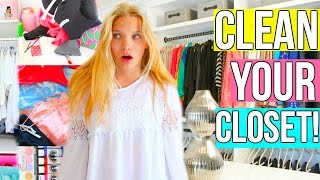 Cleaning My Closet +Organization Tips! Easy, Inexpensive & Quick!