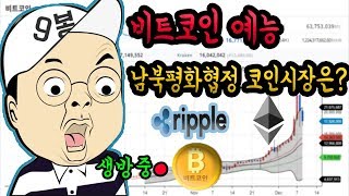 남북 종전선언하면 코인시장은 어떻게 될까? 친절한 비트코인 암호화폐 방송 ( 리플 이더리움 ) bitcoin cryptocurrency 4/27 KOR [럭히구봉-LIVE]