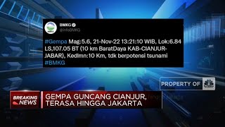 Breaking News! Gempa M5,6 Guncang Cianjur, Terasa hingga Jakarta