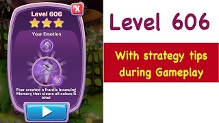 Inside Out Thought Bubbles Level 606 Tips and Strategy Gameplay Walkthrough Youtube No Boosters