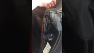 Remove rear door panel on Mercedes CLK W209