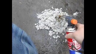 Настоящая эковата не горит!!!