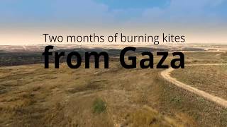 Two months of burning kites from Gaza