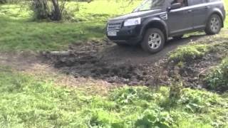 Freelander 2 через канаву