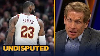 Skip Bayless reacts to LeBron James being ejected against the Miami Heat | UNDISPUTED