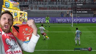 FIFA 18 I KARNE CHALLENGE - POLSKA VS ARGENTYNA ( LEWY vs MESSI ) PANINI FIFA 365 + RUSSIA 2018