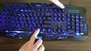 Как менять цвет клавиатуры Gaming Keyboard (3 цвета)