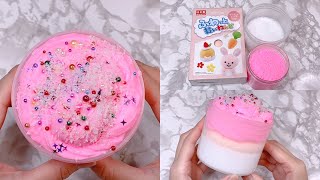 【ASMR】DIYスライムを触る【音フェチ Slime 슬라임】