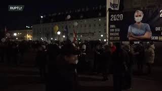 LIVE: New round of protest against COVID restrix, vaccine mandates takes place in Vienna