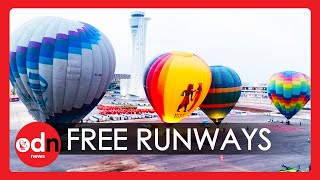 Rare Sight as Hot Air Balloons Take Off from Israel’s Main Airport