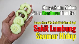 SEMUA GEGER... CUMA MAKAN 2 IRIS MENTIMUN, KATAKAN SELAMAT TINGGAL PADA SAKIT LAMBUNG SELAMANYA