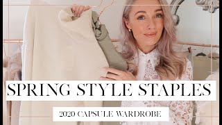 TOP 10 SPRING CAPSULE WARDROBE ESSENTIALS // Fashion Mumblr
