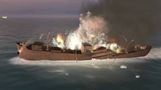 Silent Hunter 3 massive convoy destroyed