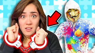 I WAS HANDCUFFED!! Escaping Secret Hacker Studio!