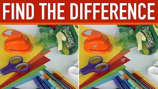 You Must Find The Differences Between Two Pictures Of Back To School - Medium Level