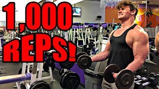 1000 REP ARM WORKOUT (INSANE PUMP)