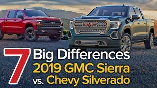 7 Differences Between the 2019 GMC Sierra & Chevrolet Silverado: The Short List