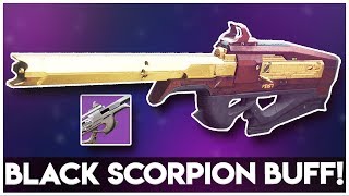 Destiny 2 NEW FASTEST TTK SCOUT RIFLE - HUGE BLACK SCORPION BUFF