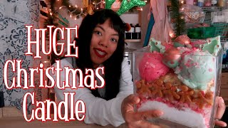 HOLIDAY CANDLE MAKING | Land of Sweets Mega Candle