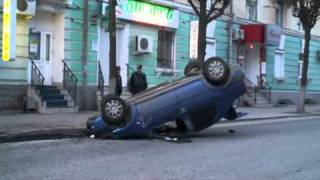 Утреннее ДТП на Театральной пл. в Рязани 24.04.2011 г.