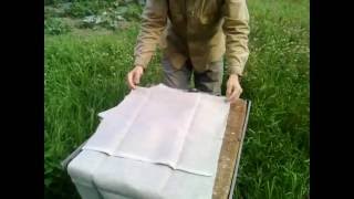 Делаем холстики для ульев.