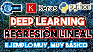 ???? El ejemplo más sencillo: Regresión lineal con Keras |Deep Learning | Red Neuronal | Python