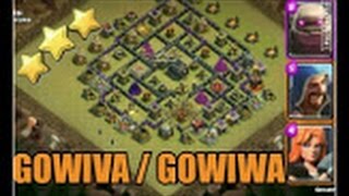 GOWIWA/GOWIVA Walküren/Valkyrie Ck/cw RH9/TH9 vs. RH9/TH9 3 Sterne CoC Clash of Clans DEUTSCH/GERMAN