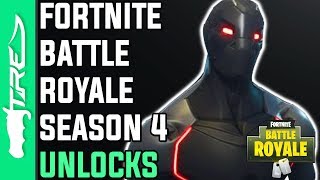 ALL SEASON 4 SKINS, TIERS AND UNLOCKS! - Fortnite Battle Royale Season 4 Battle Pass Showcase!
