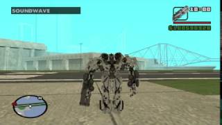 Transformers mod gta sa Soundwave  and LaserBeak