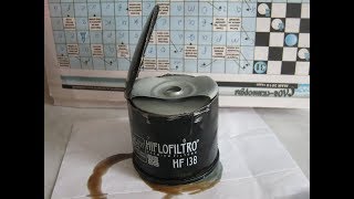 ВСКРЫЛ ФИЛЬТР "HIFLO FILTRO HF-138". 3 часть.