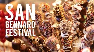 Feast of San Gennaro in the New York City Little Italy for Italian Food and Culture!