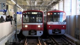 京急蒲田駅切欠きホーム 5番線始発普通列車 初列車 【Keikyu Kamata Station】