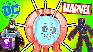 Black Panther Plays Boom Boom Balloon Game! Surprise Toys with HobbyKidsTV